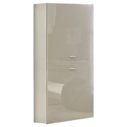 Now! No.14 By Hülsta Baukasten 8R 2 Türen 153,6x70x42 - Lack-seidengrau/Hochglanz-seidengrau