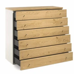 Now! Time By Hülsta Baukasten 6R 6 Schubladen 112,2x120x40 Lack-weiß/Natureiche 5 Now! Time By Hülsta Baukasten 6R 6 Schubladen 112,2x120x40 Lack-weiß/Natureiche -Hülsta 4226 huelsta now time 104837f4 1