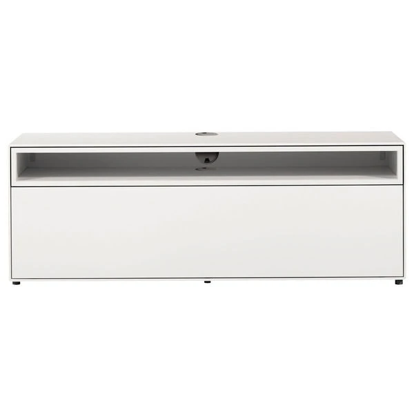 Now! By Hülsta Easy Wohnwand Lack-reinweiß 181x350x45 Mit Media-Lowboard - 4-teilig 4 Now! By Hülsta Easy Wohnwand Lack-reinweiß 181x350x45 Mit Media-Lowboard - 4-teilig – Bild 2