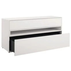 Now! By Hülsta Easy Wohnwand Reinweiß 204x320x44 6-teilig -Hülsta 44113 huelsta now easy 160069f2 gr 2