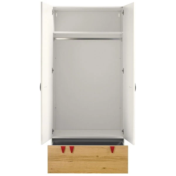 Hülsta Now! Minimo Kinderzimmer 2-türiger Schrank In Schneeweiß/Natureiche Zum Top-Preis 9 Hülsta Now! Minimo Kinderzimmer 2-türiger Schrank In Schneeweiß/Natureiche Zum Top-Preis – Bild 7