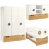 Hülsta Now! Minimo Kinderzimmer 3türig Schneeweiß/Natureiche Inkl. Breiter Kommode 1 Hülsta Now! Minimo Kinderzimmer 3türig Schneeweiß/Natureiche Inkl. Breiter Kommode -Hülsta 51235 55886 55106 1