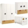 Hülsta Now! Minimo Kinderzimmer 3türig Weiß/natur Inkl. Wickelkommode & Wickelauflage -Hülsta 51236 55883 55906 1