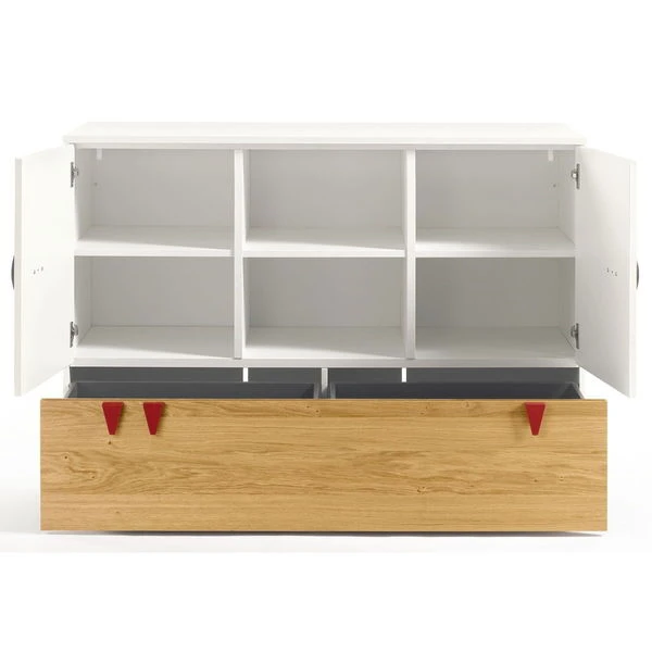 Hülsta Now! Minimo Kinderzimmer 3türig Weiß/natur Inkl. Breiter Kommode Zum Top-Preis 6 Hülsta Now! Minimo Kinderzimmer 3türig Weiß/natur Inkl. Breiter Kommode Zum Top-Preis – Bild 5