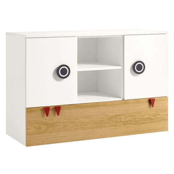 Hülsta Now! Minimo Kommode 2-türig Breit In Schneeweiß/Natureiche 3 Hülsta Now! Minimo Kommode 2-türig Breit In Schneeweiß/Natureiche