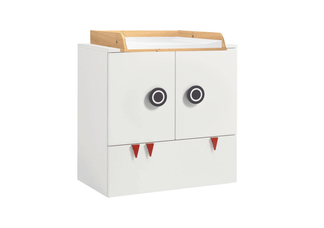 Now! Minimo Wickelkommode Mit Schublade Inkl. Wickelauflage & Unterstellregale Weiß 4 Now! Minimo Wickelkommode Mit Schublade Inkl. Wickelauflage & Unterstellregale Weiß – Bild 2