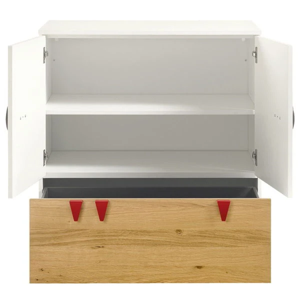 Hülsta Now! Minimo Kinderzimmer 2-türig Weiß/natur Inkl. Wickelaufsatz Zum Aktionspreis 7 Hülsta Now! Minimo Kinderzimmer 2-türig Weiß/natur Inkl. Wickelaufsatz Zum Aktionspreis – Bild 5