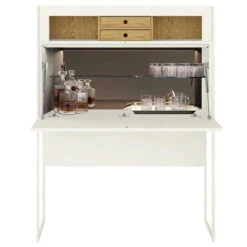 Now! Vision By Hülsta Barfach Mit 1 Klappe 143,3x108,7x42,1 - Lack-weiß -Hülsta 8142 huelsta now vision 151258f4 1