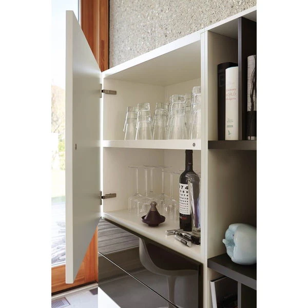 Now! Vision By Hülsta Kombination 10 140x141x42 Lack-weiß/Lack-Hochglanz-grau/Lack-Hochglanz-weiß 5 Now! Vision By Hülsta Kombination 10 140x141x42 Lack-weiß/Lack-Hochglanz-grau/Lack-Hochglanz-weiß – Bild 3