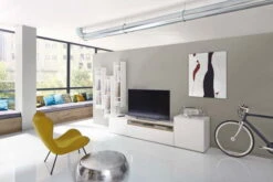 Now! By Hülsta Easy Wohnwand Natureiche 199x333x45 6-teilig