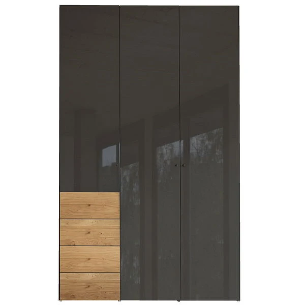 Now! Wardrobes By Hülsta Kombination 10 225,4x152x59 Cm | Lack-grau/Natureiche/Hochglanz 3 Now! Wardrobes By Hülsta Kombination 10 225,4x152x59 Cm | Lack-grau/Natureiche/Hochglanz