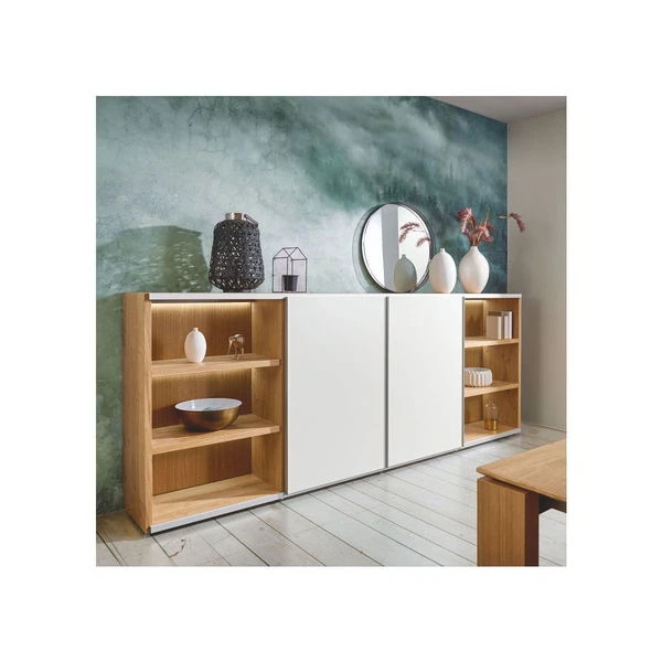 Now! Time By Hülsta Kombination 3 283x110,6x37,9 Natureiche/Lack-weiß 3 Now! Time By Hülsta Kombination 3 283x110,6x37,9 Natureiche/Lack-weiß