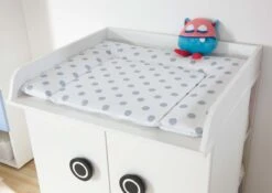 Now! Minimo Wickelkommode Ink. Wickelaufsatz & Unterstellregale Weiß -Hülsta NBA151903 2