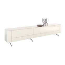 Hülsta Gentis 3R Lowboard - Hochglanz-Lack Breite 281,6 Cm - Mit Metallgestell -Hülsta gentis lowboard hg