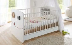 Now! Minimo Mitwachsendes Babybett 70 X 140cm Weiß