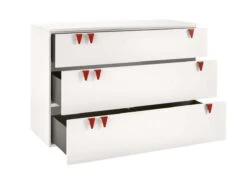 Now! Minimo Wickelkommode Breit Mit 3 Schubladen Inkl. Wickelaufsatz Und Unterstellregale Weiß -Hülsta huelsta now minimo 161307f4