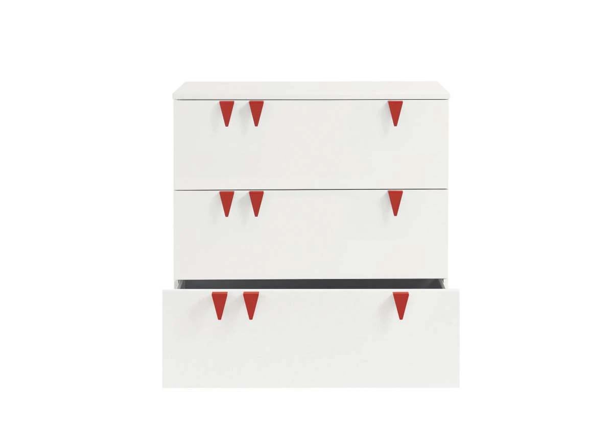 Now! Minimo Wickelkommode Mit 3 Schubladen Inkl. Wickelauflage & Unterstellregale Weiß 8 Now! Minimo Wickelkommode Mit 3 Schubladen Inkl. Wickelauflage & Unterstellregale Weiß – Bild 6