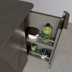 Hülsta Gentis Wohn-Kombi 7 - Akzent Naturstamm Inkl. LED-Beleuchtung Vitrine -Hülsta huelsta gentis auszug 11