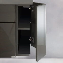 Hülsta Gentis Wohn-Kombi 7 - Akzent Naturstamm Inkl. LED-Beleuchtung Vitrine -Hülsta huelsta gentis drehtuer 11