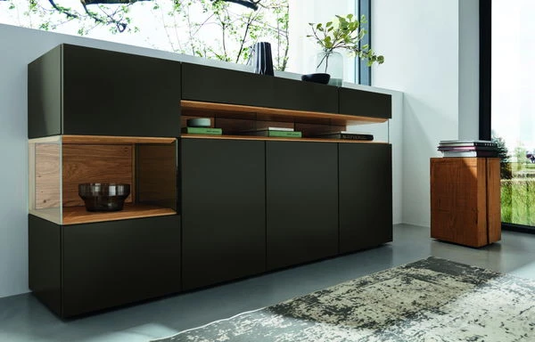 Hülsta Neo Sideboard 4 Schubladen Lack Grau 3 Hülsta Neo Sideboard 4 Schubladen Lack Grau