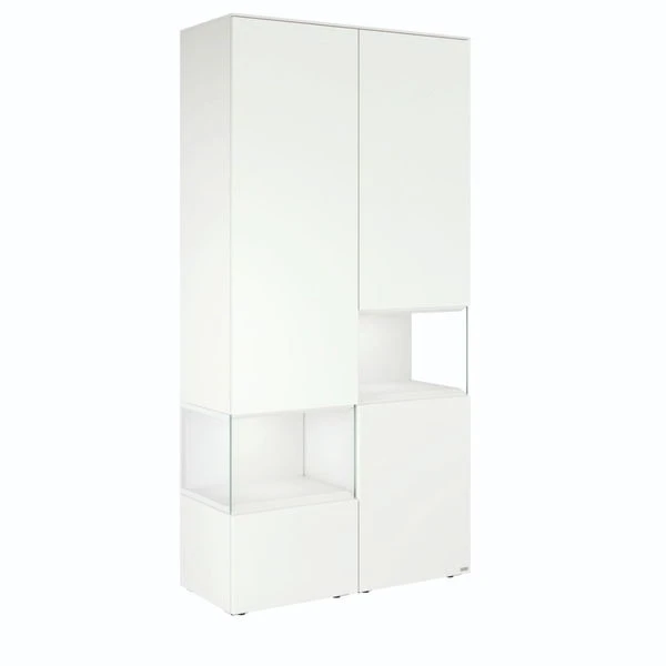 Hülsta Neo Wohnwand Vitrine 1 Schubkasten Und 3 Türen Lack Reinweiß 3 Hülsta Neo Wohnwand Vitrine 1 Schubkasten Und 3 Türen Lack Reinweiß