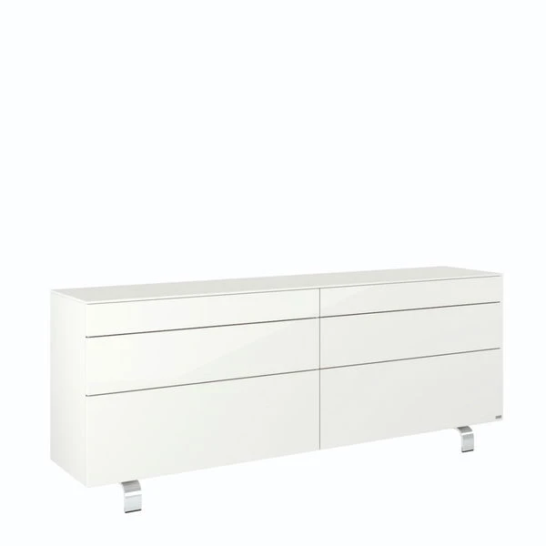 Hülsta Neo Sideboard 6 Schubkästen Lack Reinweiß 4 Hülsta Neo Sideboard 6 Schubkästen Lack Reinweiß – Bild 2