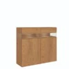 Hülsta Neo Highboard 2 Schubkästen Und 2 Türen Natureiche -Hülsta huelsta neo 134496f4