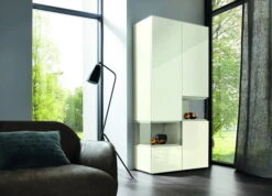 Hülsta Neo Wohnwand Vitrine 1 Schubkasten Und 3 Türen Hochglanzlack Weiß 9 Hülsta Neo Wohnwand Vitrine 1 Schubkasten Und 3 Türen Hochglanzlack Weiß -Hülsta huelsta neo 134549f2