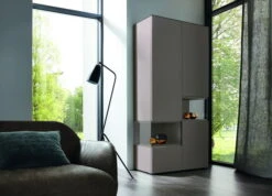 Hülsta Neo Wohnwand Vitrine 1 Schubkasten Und 3 Türen Lack Grau 9 Hülsta Neo Wohnwand Vitrine 1 Schubkasten Und 3 Türen Lack Grau -Hülsta huelsta neo 134552f2 ncs s6005 y80r