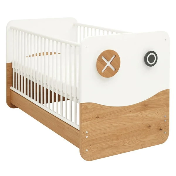 Hülsta Now! Minimo Kinderzimmer 2-türig Schneeweiß/Natureiche Inkl. Wickelaufsatz 4 Hülsta Now! Minimo Kinderzimmer 2-türig Schneeweiß/Natureiche Inkl. Wickelaufsatz – Bild 2