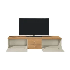 Now! Time By Hülsta Lowboard Schubladen/Klappen Natureiche/Lack-seidengrau 8 Now! Time By Hülsta Lowboard Schubladen/Klappen Natureiche/Lack-seidengrau -Hülsta huelsta now time ntw14541 1041275f3