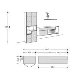 Hülsta 4 Hülsta -Hülsta tetrim 1 strich
