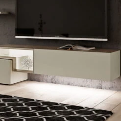 Hülsta Tetrim Wohnwand 6 - Lack-Ausführung Lowboards & Wandsteckborde