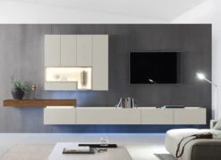 Hülsta Tetrim Wohnwand 4 - Lack-Ausführung Lowboard & Hängeelement 11 Hülsta Tetrim Wohnwand 4 - Lack-Ausführung Lowboard & Hängeelement -Hülsta tetrim kombi 4