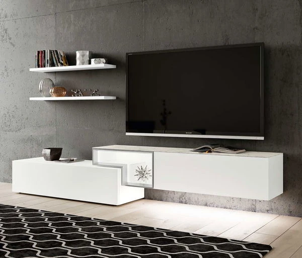 Hülsta Tetrim Wohnwand 6 - Lack-Ausführung Lowboards & Wandsteckborde 5 Hülsta Tetrim Wohnwand 6 - Lack-Ausführung Lowboards & Wandsteckborde – Bild 3